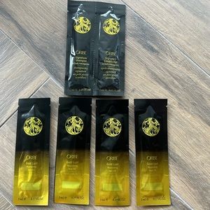 Oribe signature shampoo and conditioner and gold lust hair oil